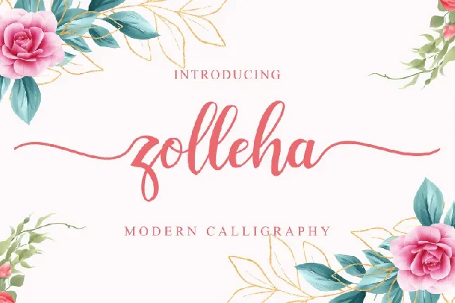 Zolleha Script font