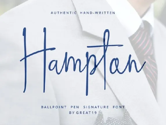 Hampton Handwriting font