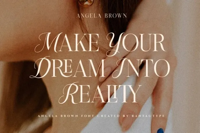 Angela Brown font