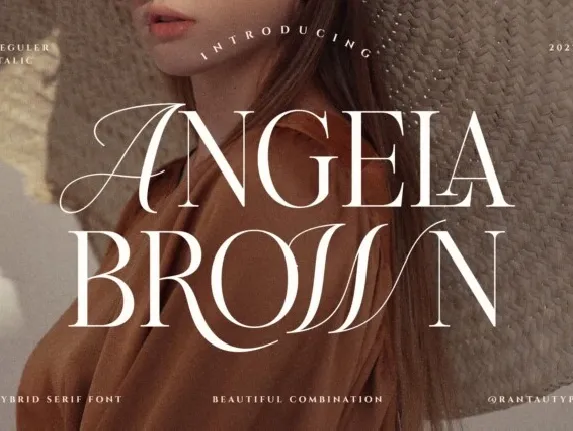 Angela Brown font