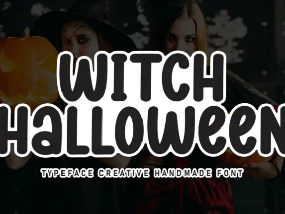 Witch Halloween Display font