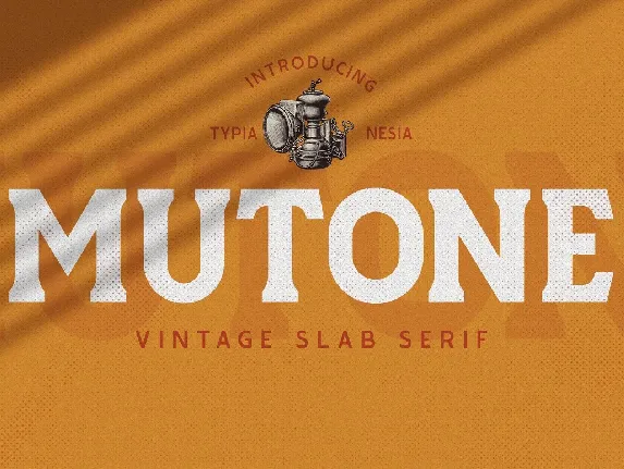 Mutone font