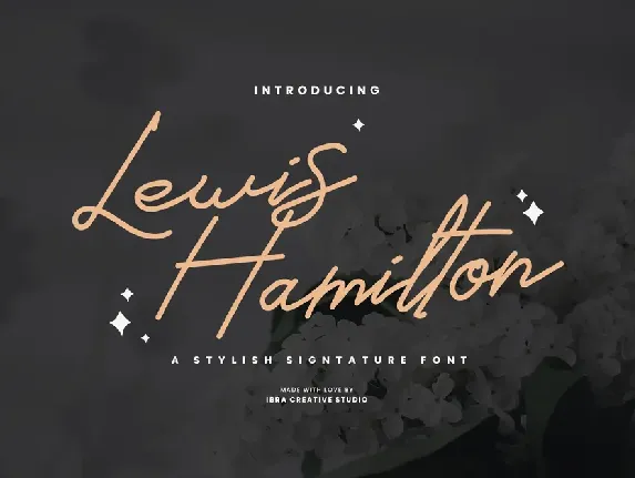 Lewis Hamilton font