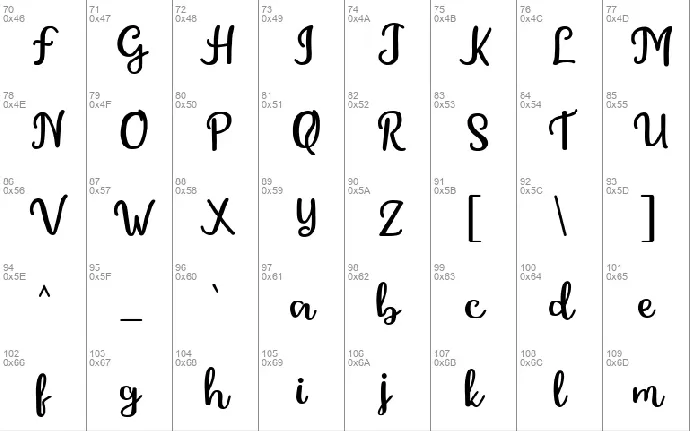 Ginta font