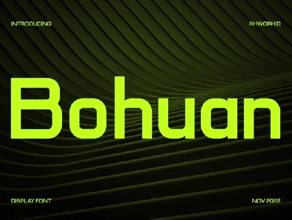 Bohuan font