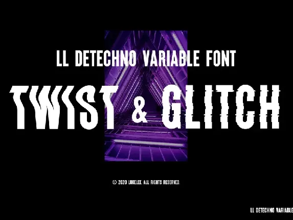 LL Detechno Family font