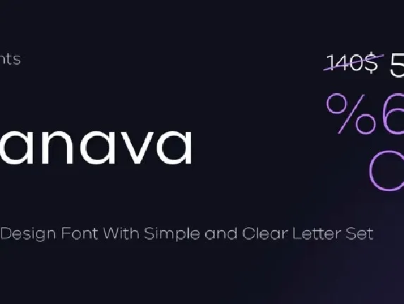 Canava font