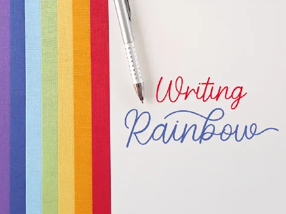 Rainbow Typeface font