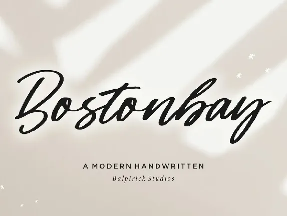 Bostonbay font