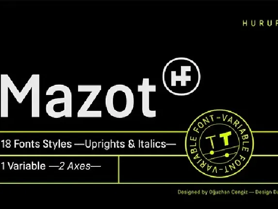 Mazot font