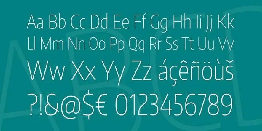 Encode Sans Condensed Family font