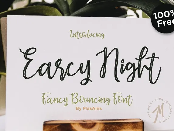 Earcy Night font