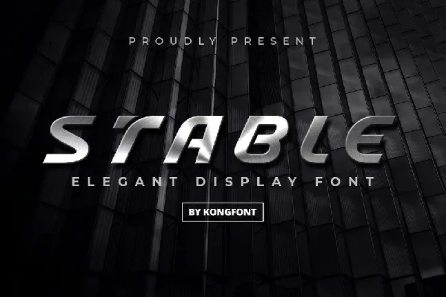 Stable font