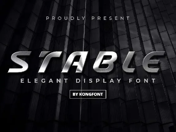 Stable font