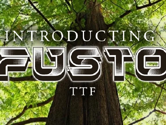 Fusto font