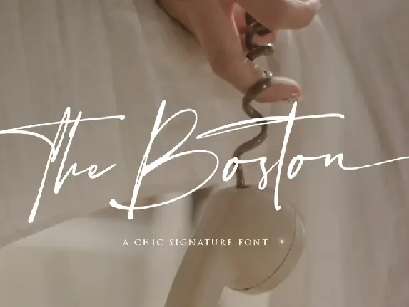 The Boston font