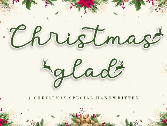 Christmas Glad font