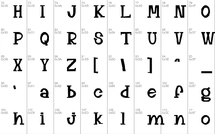 Thistora font