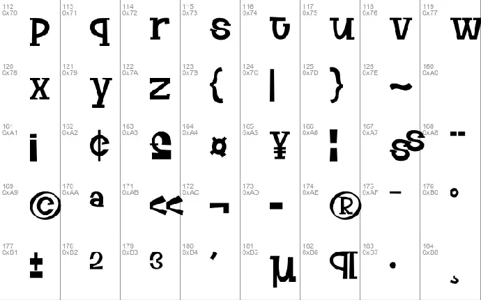 Thistora font