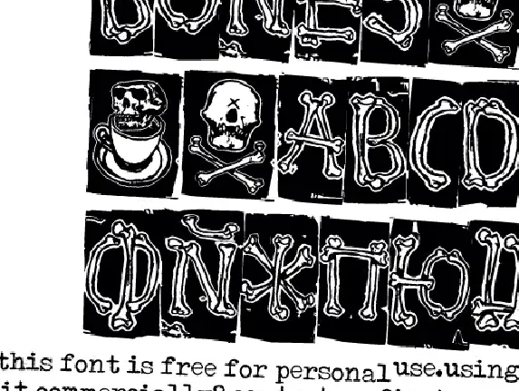 Bones font