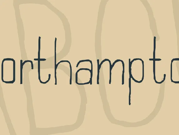 Northampton font