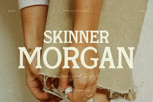 Skinner Morgan Typeface font