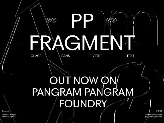 PP Fragment Family font