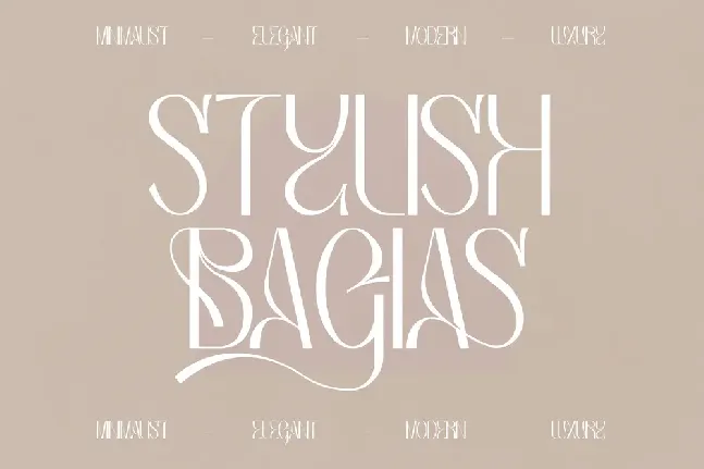 Bagias font