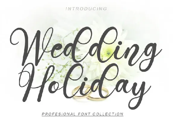 Wedding Holiday font