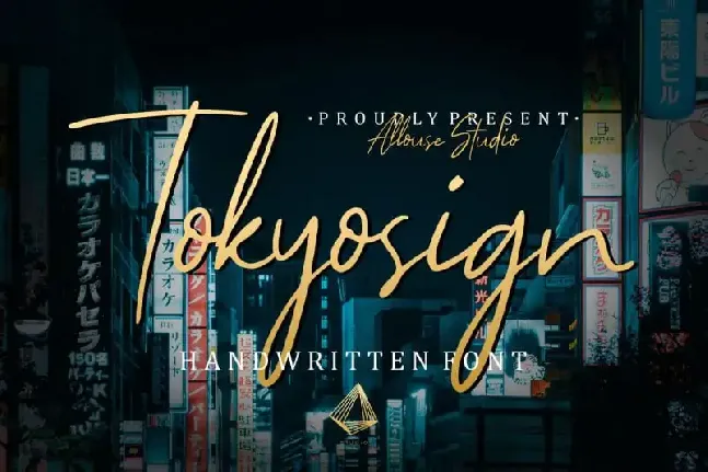 Tokyosign Script font