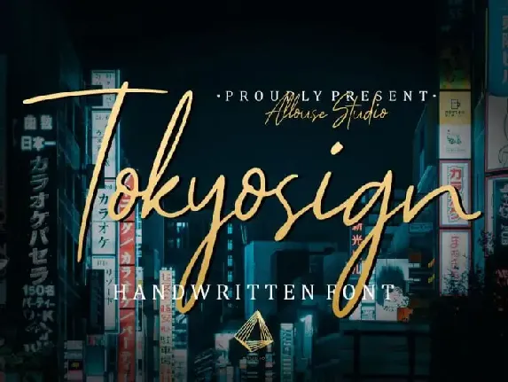 Tokyosign Script font