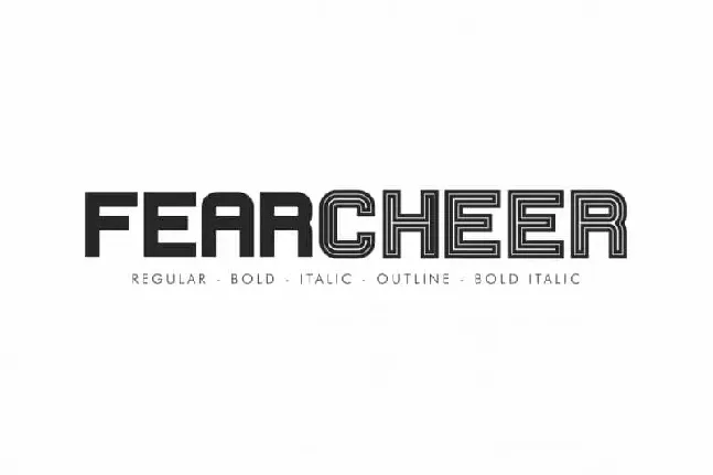 Fearcheer Sans Serif font