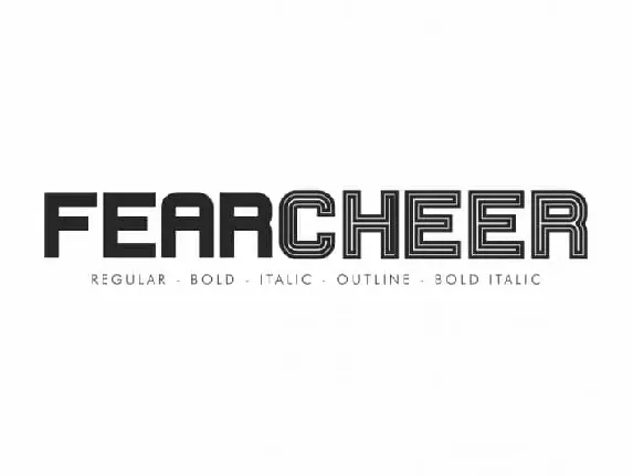 Fearcheer Sans Serif font