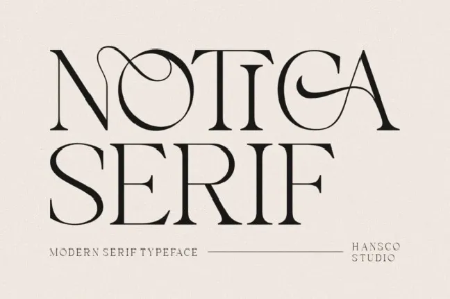 Notica Serif font