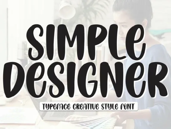 Simple Designer Display font