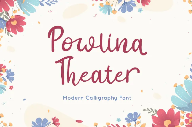 Powlina Theater - Personal Use font