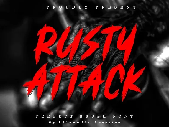 RUSTY ATTACK DEMO font