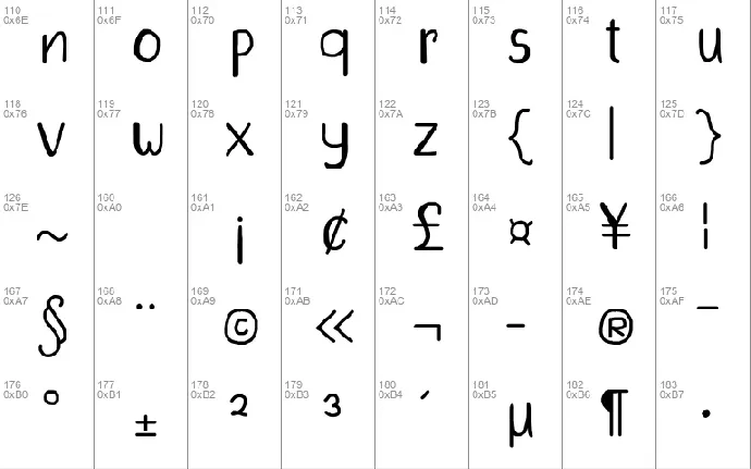 Hilona font