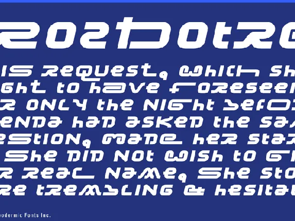 Frozdotre font