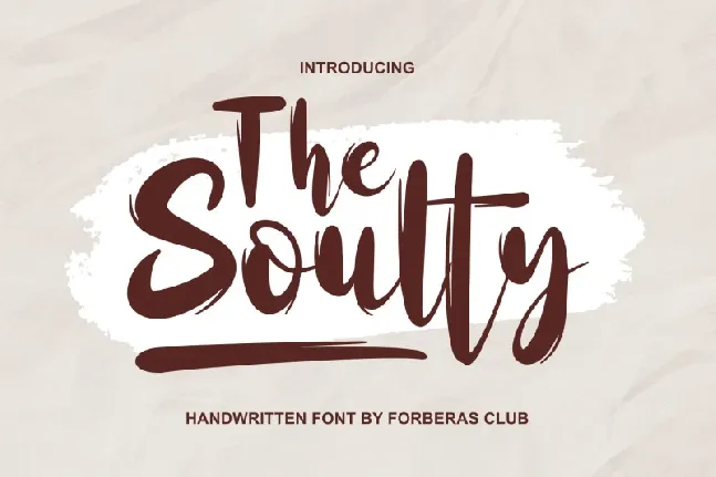 The Soulty font