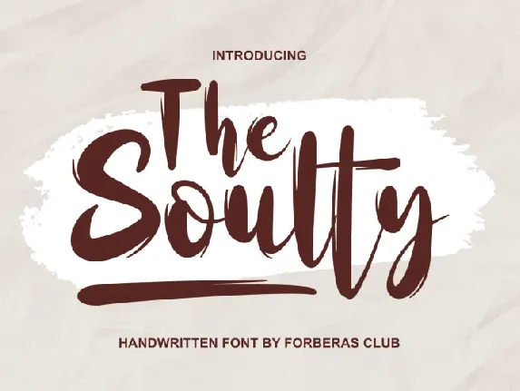 The Soulty font