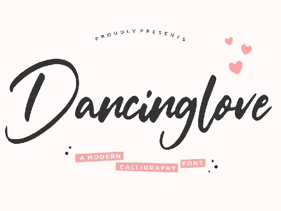 Dancinglove font