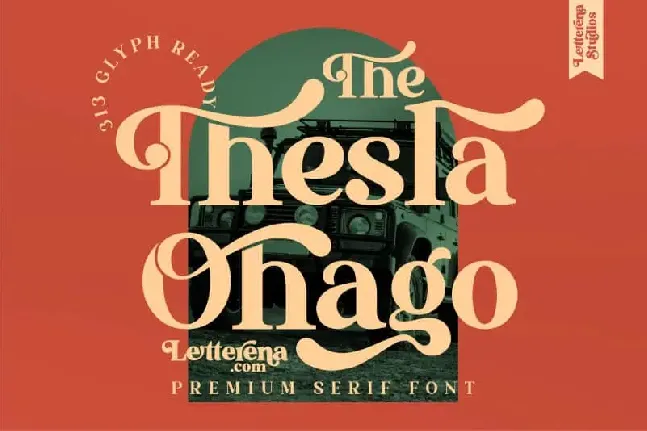 The Thesla Ohago Serif font