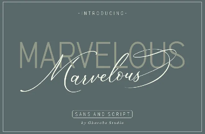 The Marvelous Duo font