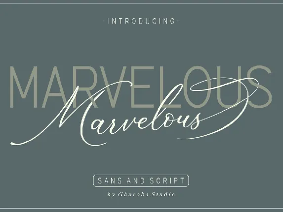 The Marvelous Duo font