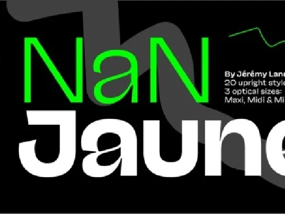 NaN Jaune Family font