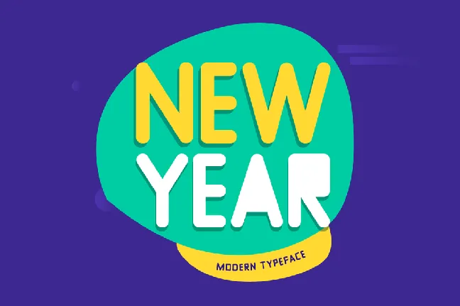 New Year font