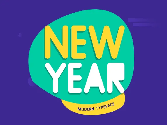 New Year font