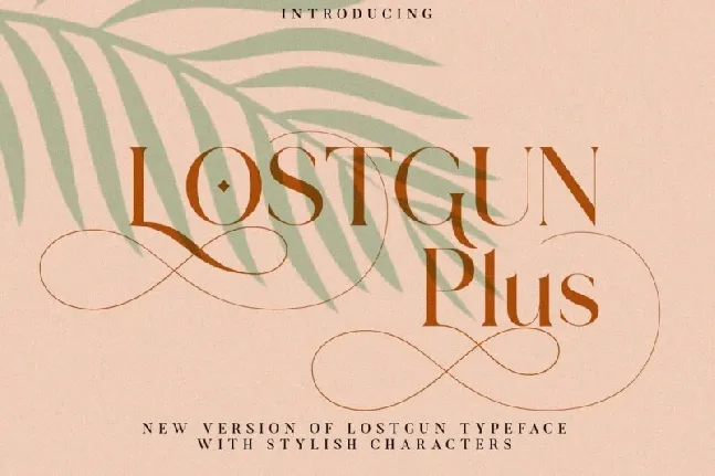 Lostgun Plus font