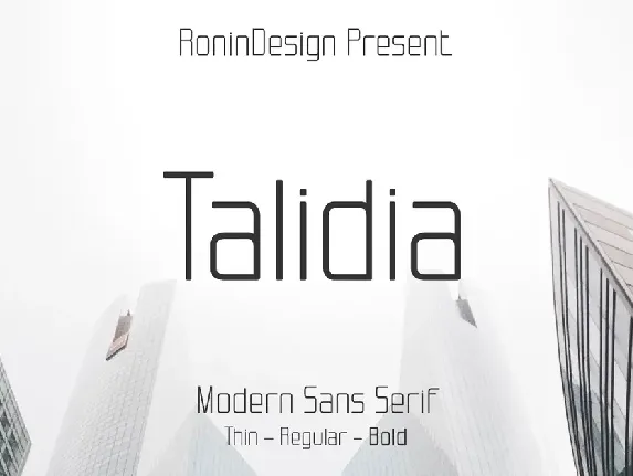 Talidia font